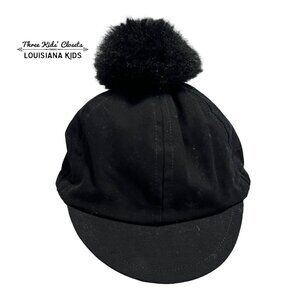 George Hats Black Baby/Toddler Pom Hat